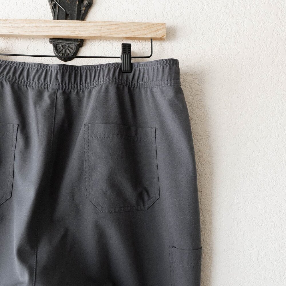 Maevn Men’s Pewter Gray Cargo Scrub Pants | Size L | Style 5891 - Picture 11 of 13